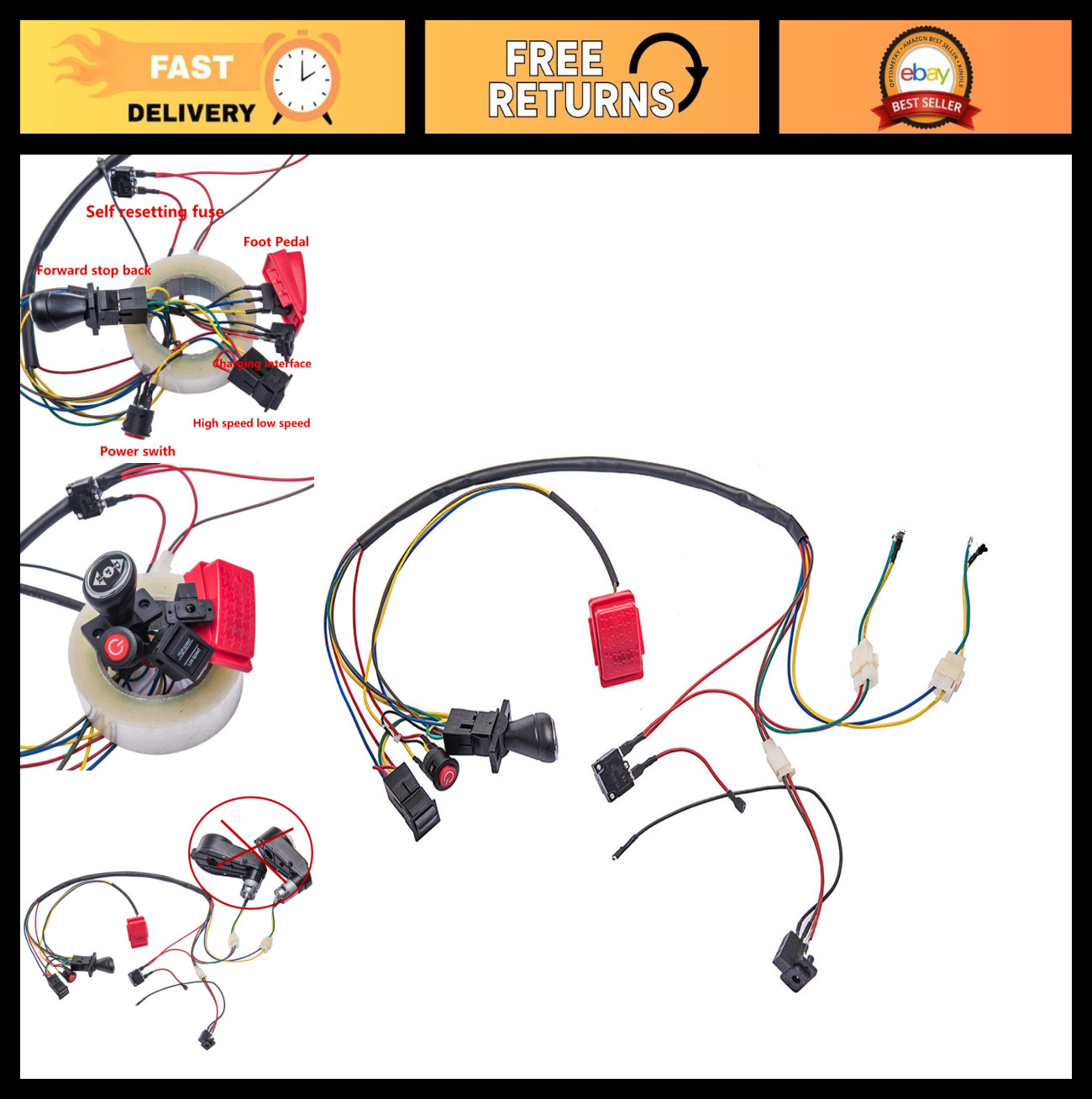 DIY Electric Car Accessories for Kids – Wires & Parts for Ride-On Toy Cars