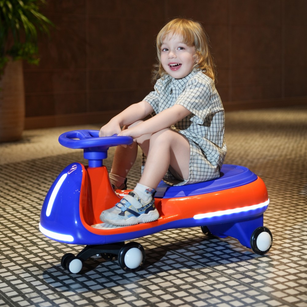 12V Battery Electric Twist Car for Kids One Key Start Bluetooth