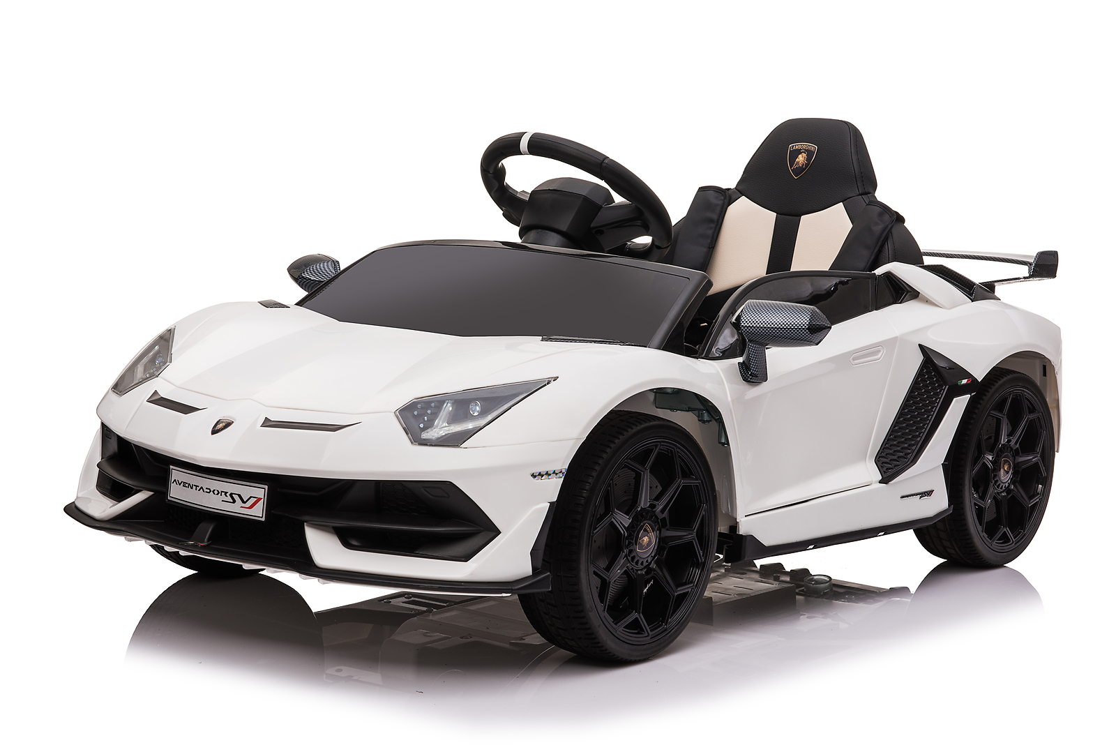 12V Kids Rechargeable Ride On Car Toy With Remote Control 3 Speeds 25W Motors US