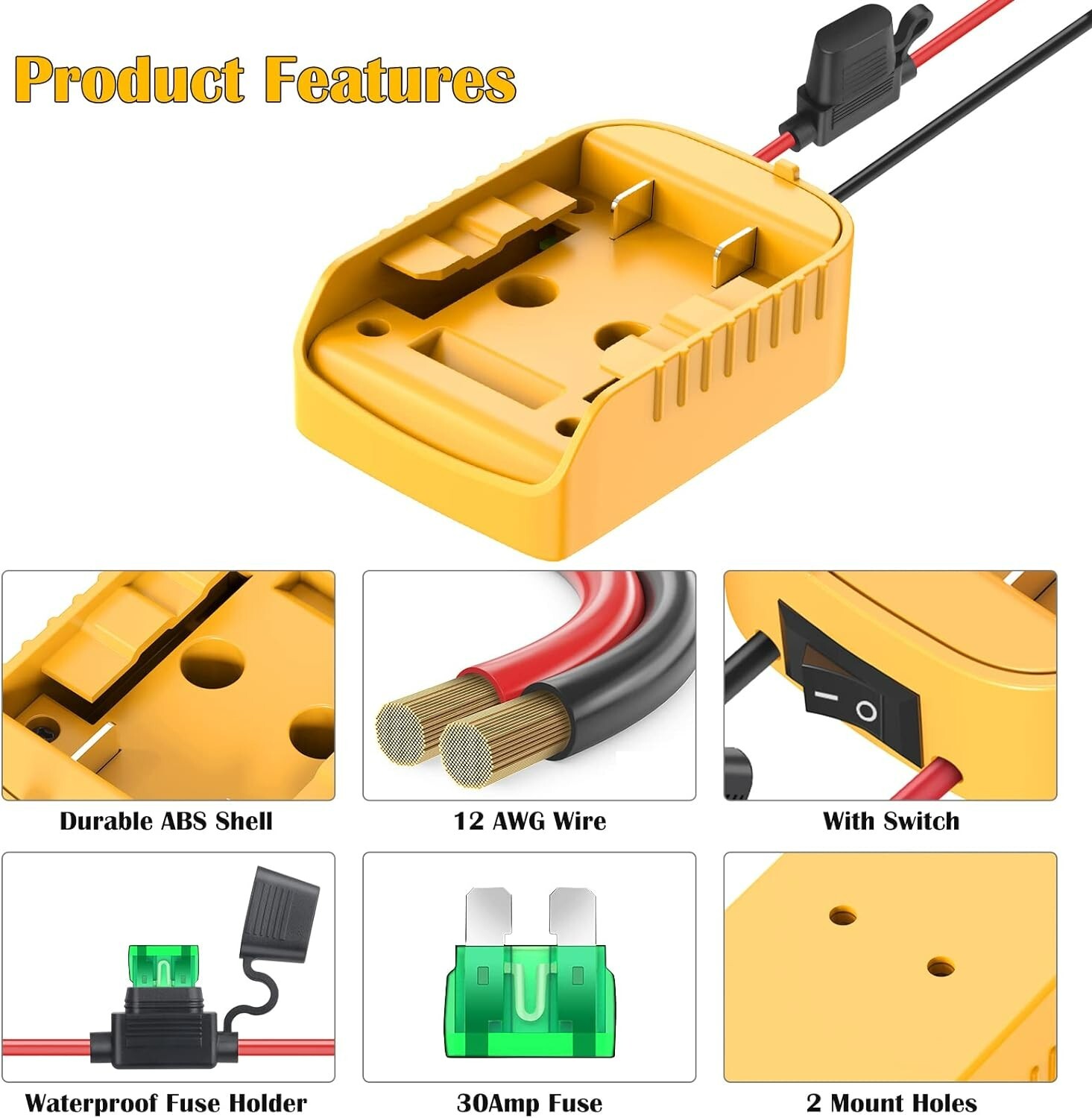 Power Wheels Adapter For Dewalt 20V Battery Adapter Power Wheels Battery Kit And