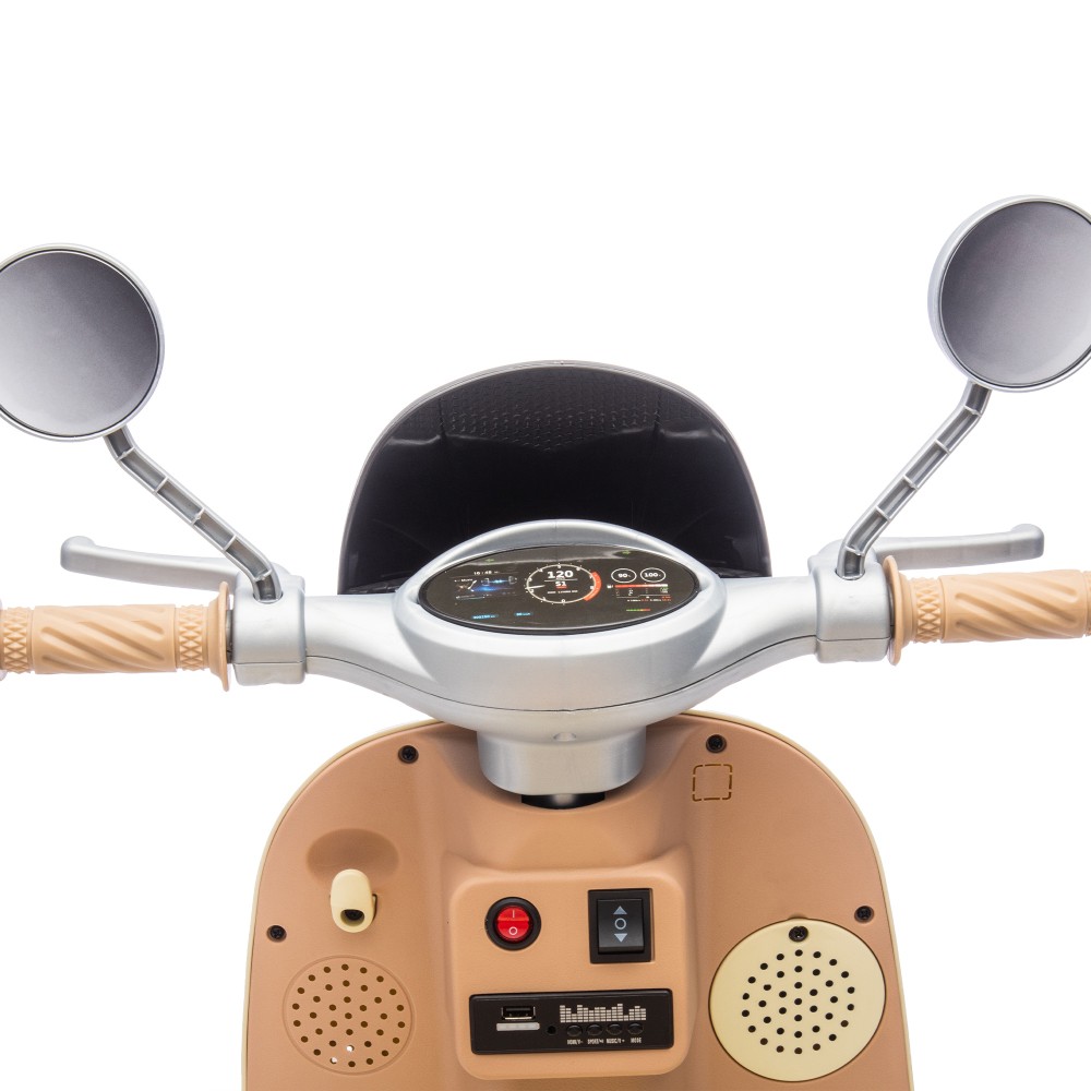 12V Two motors Kids Ride On Level Up Two-seater Electric Motorcycle