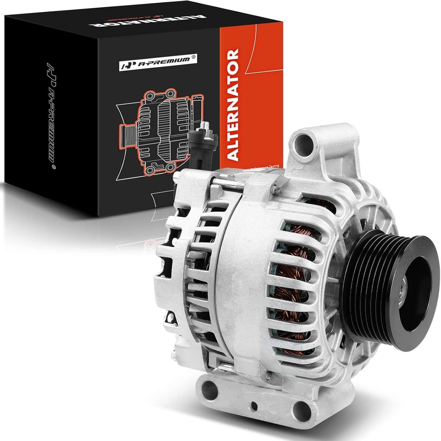 A-Premium Alternator Compatible with Ford Models – 1999-2001- For F250 F350 F…