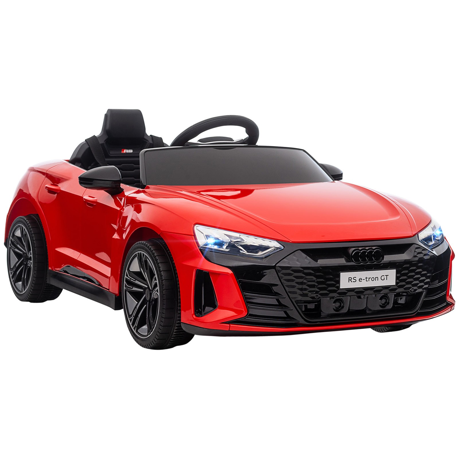 Licensed Audi 12V Electric Ride on Car with Remote Control, Horn Honking, Red