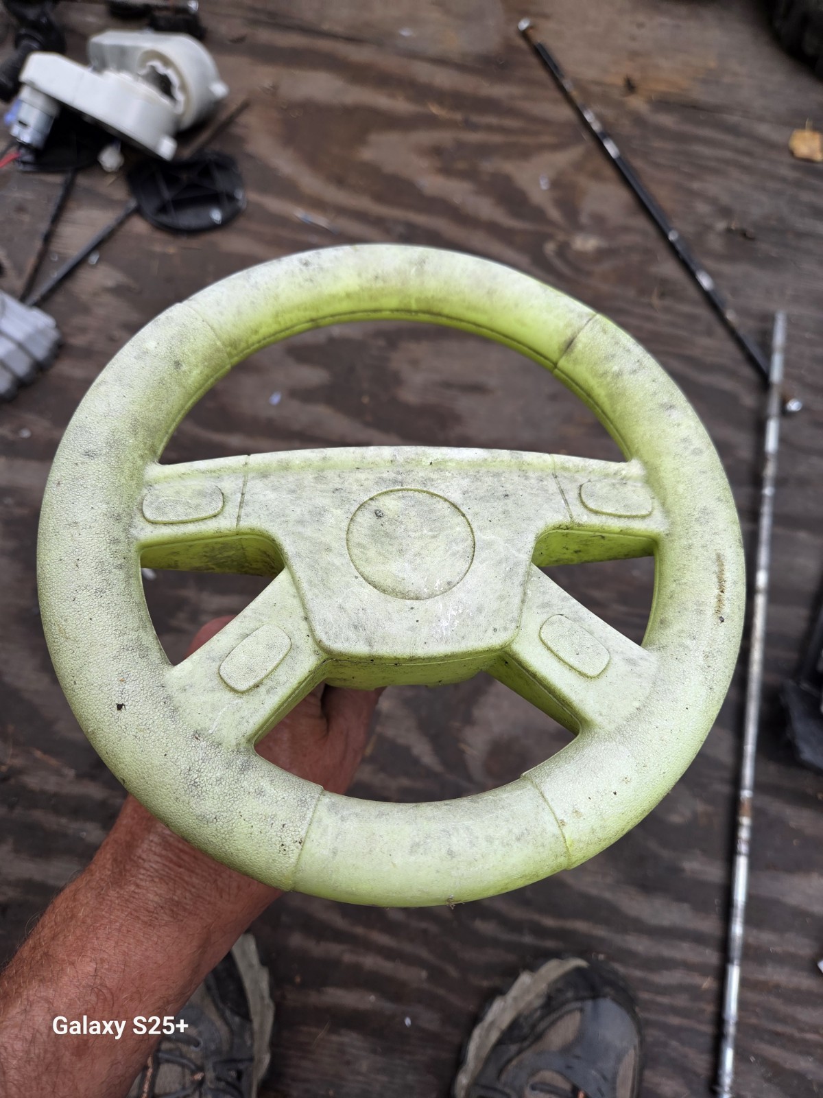 Princess Jeep Power Wheels Steering Wheel Assembly Whith Shaft