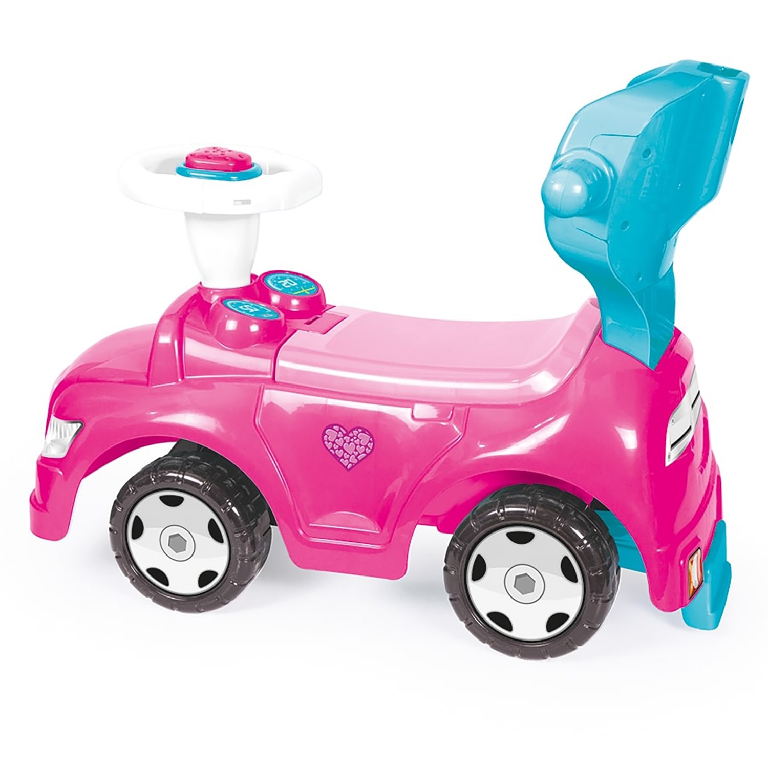 Dolu: Ride On Car: 4-In-1 Walk & Drive – Unicorn & Pink – Ages 12mo+