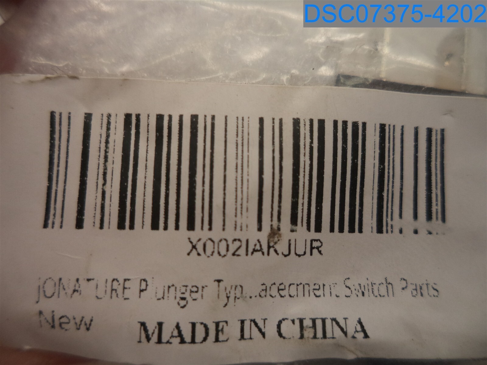 Jonature: Plunger Type, Replacement Switch Parts