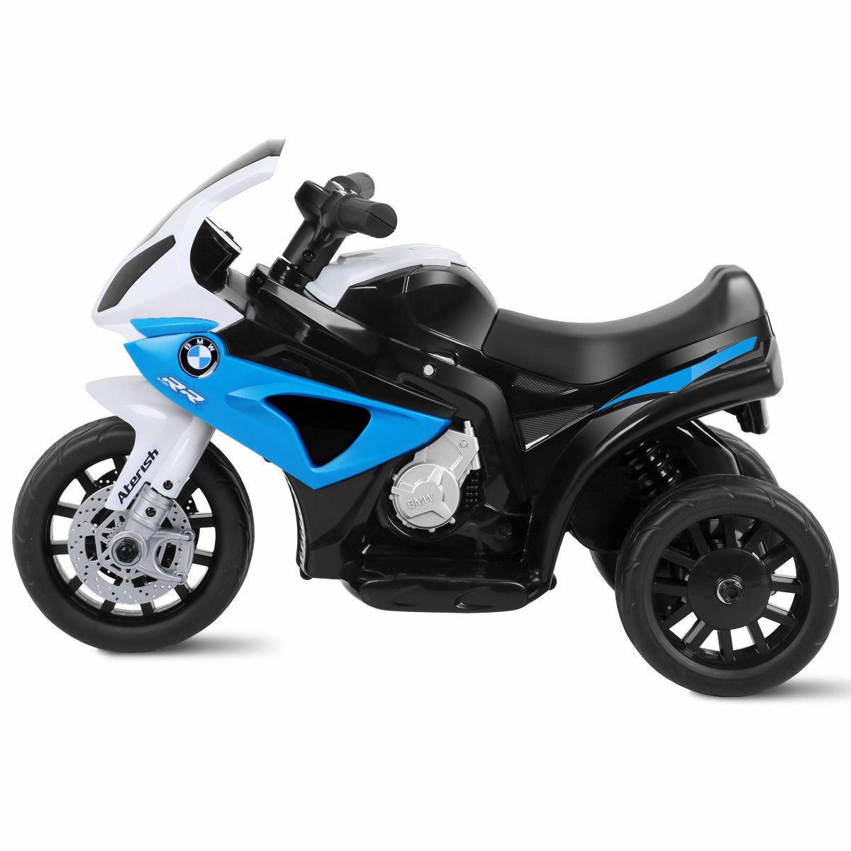 Kids Ride On Motorcycle BMW Licensed 6V Electric 3 Wheels Bicycle w/ Music Navy