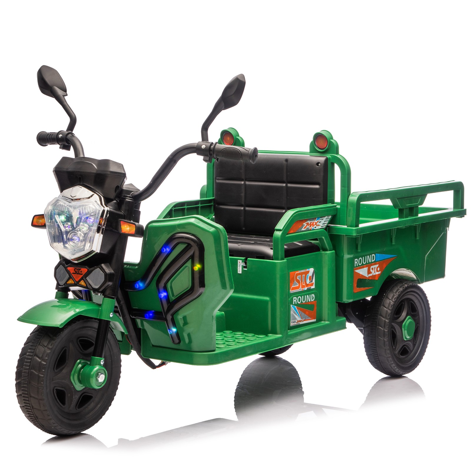 12V Kids Electric 3-Wheel Cargo Truck 2WD Ride on Truck Car Gift for Boys &Girls