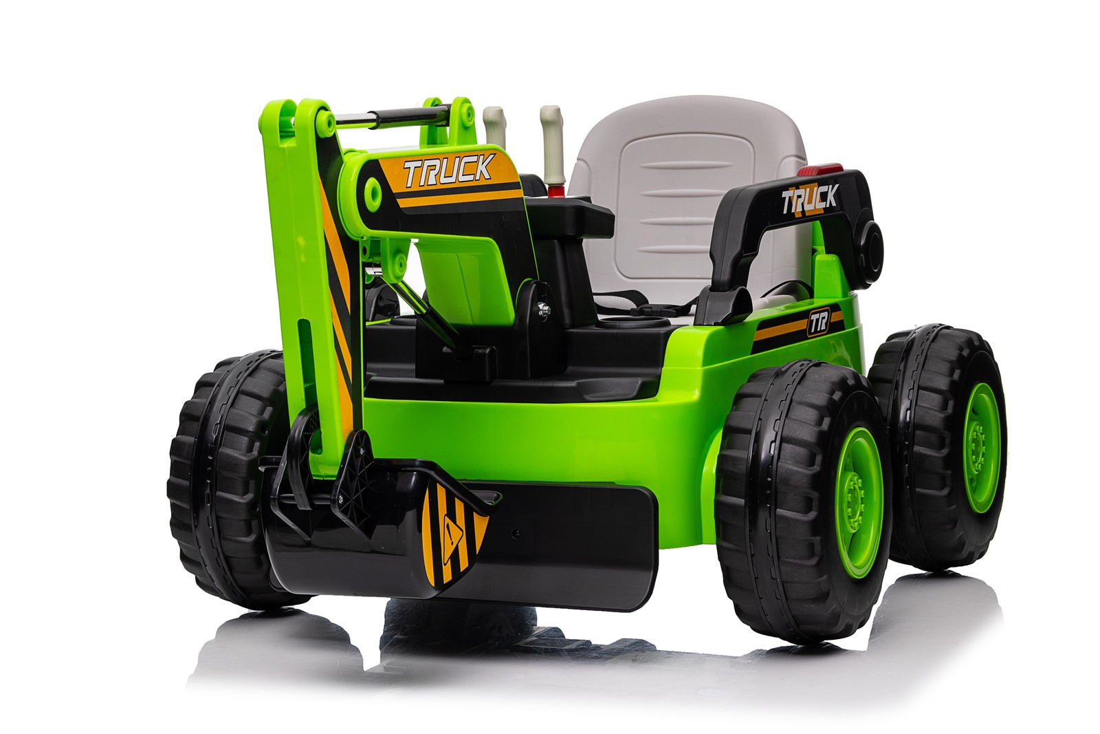 12V 10AH Electric Toy Excavator 4WD Battery Powered Sand Digger w/Remote Control