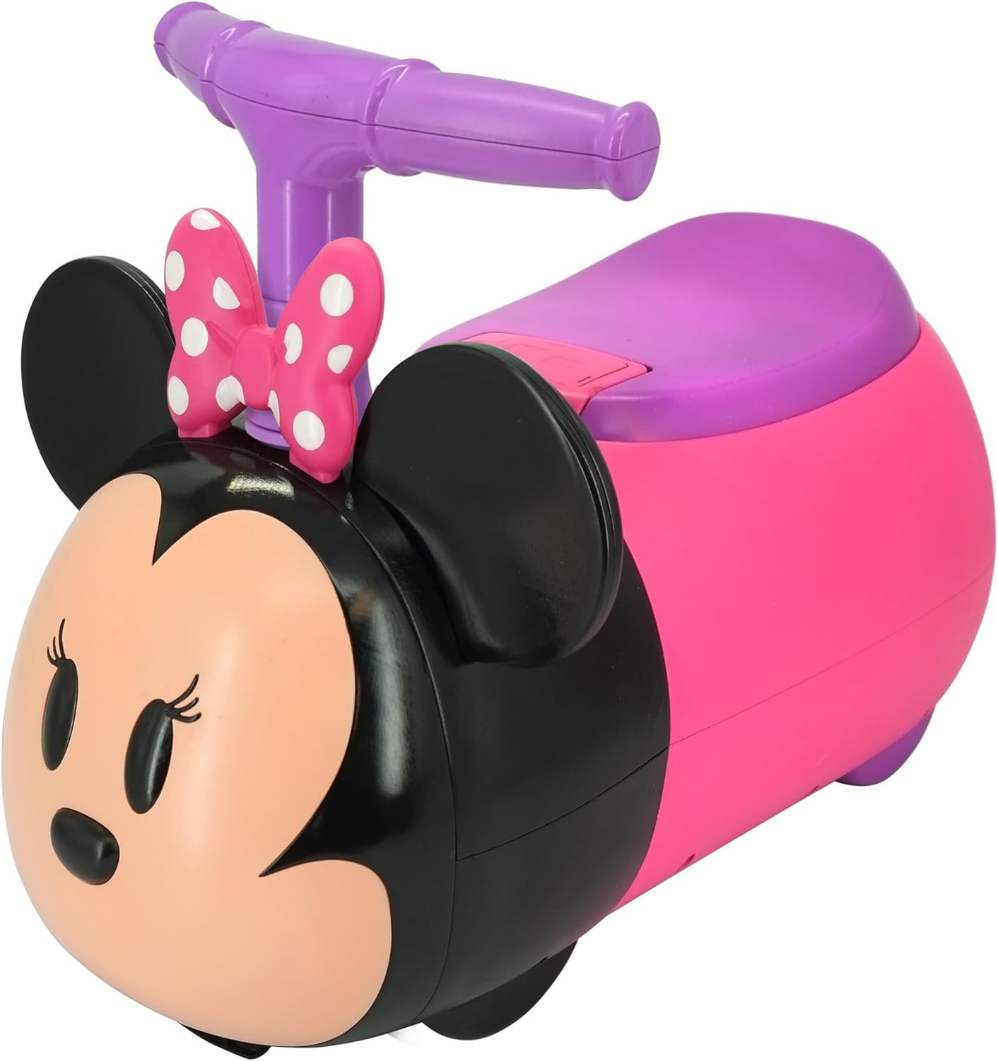 Minnie Mouse Zoom Zoom Ride-On Car with Lights & Sounds, Interactive Dashboard,