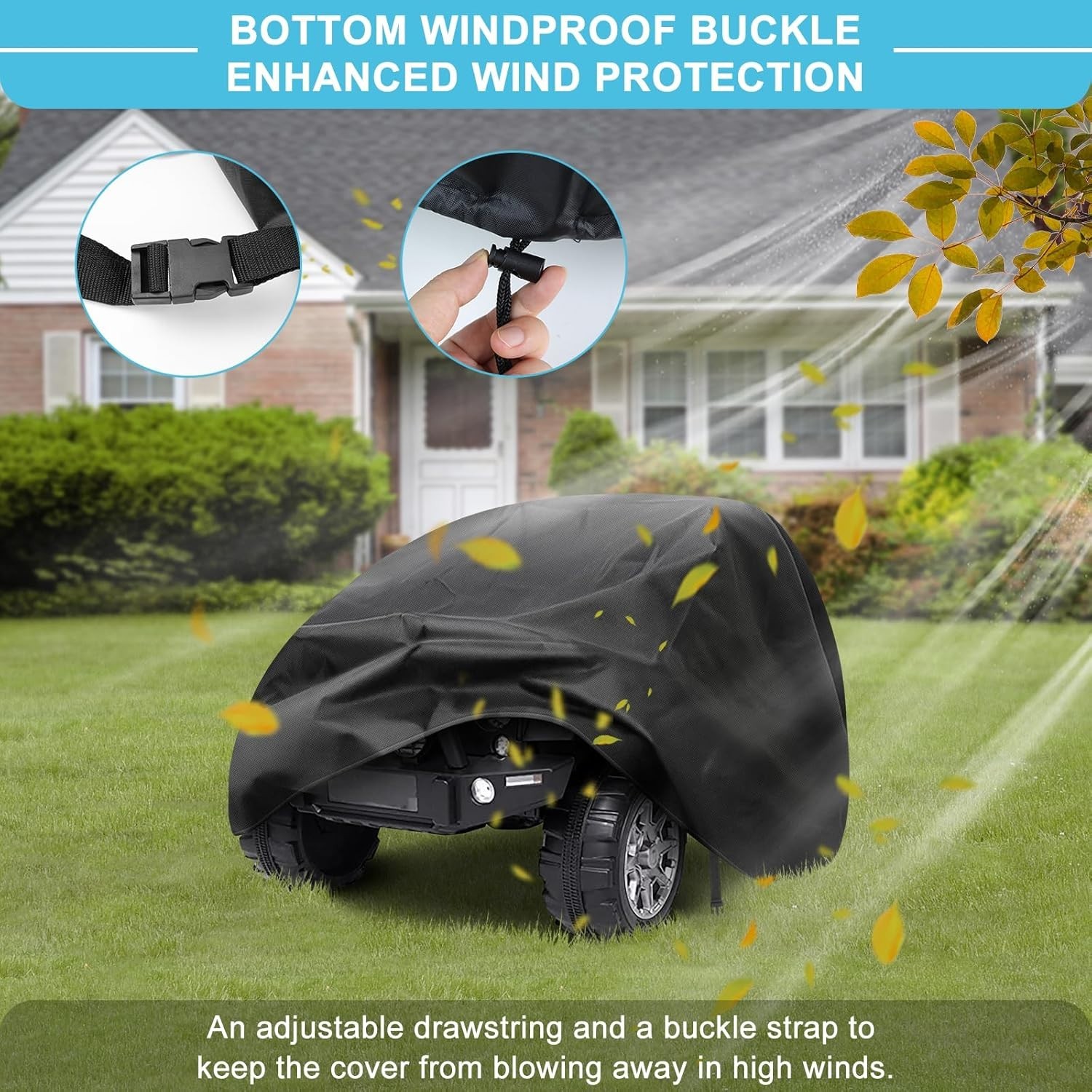 Kids Ride-On Toy Car Cover, Outdoor Wrapper Resistant Protection for Electric…