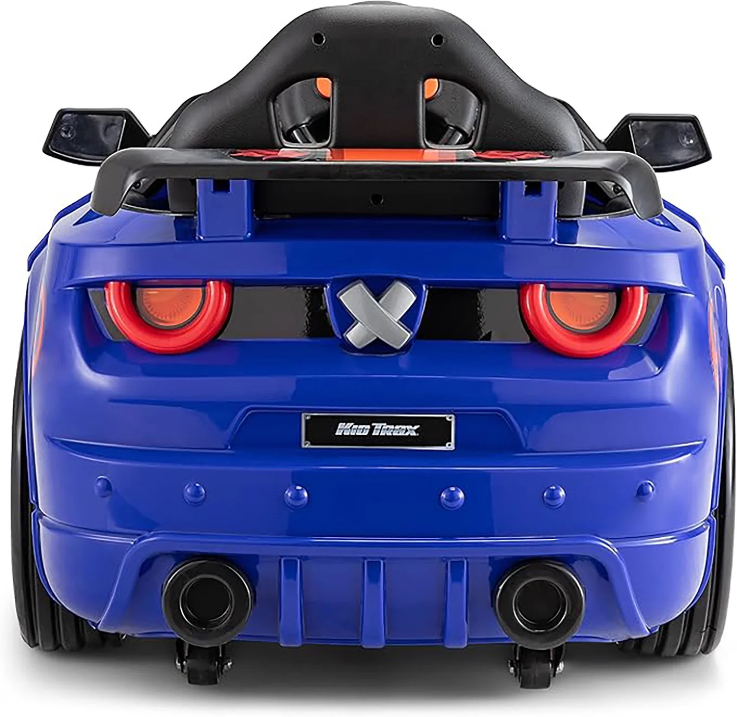 Kid Trax Blue Dizzy Racers 6V Ride-On Car with 360 Spin for Ages 2-5