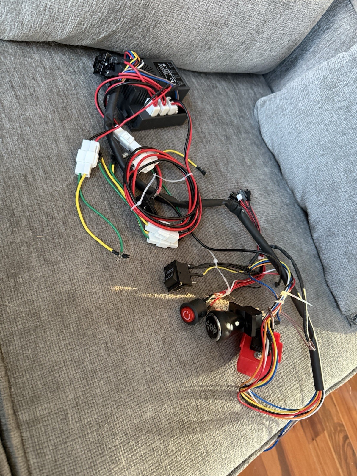24 Volt Children Electric Car DIY Modified Wires and Switch Kit MISSING REMOTE
