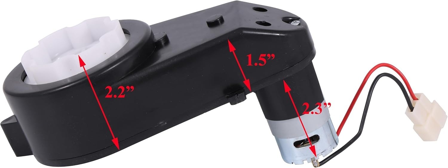 2 Pack Kids Ride On Car Gearbox – 12V 35000RPM High-Speed Motor Upgrade