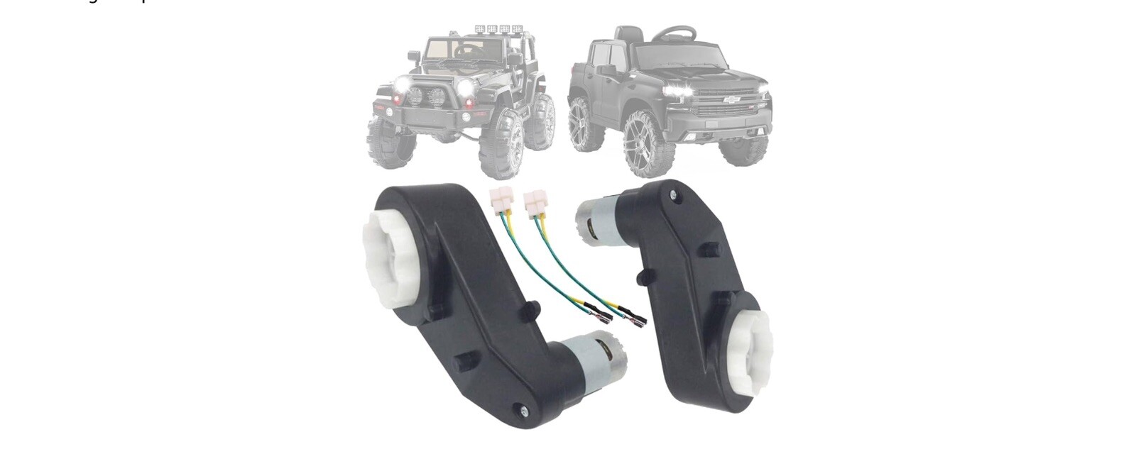 weelye 2Pcs 12V 40000RPM High Speed RS550 Power Wheel Motors