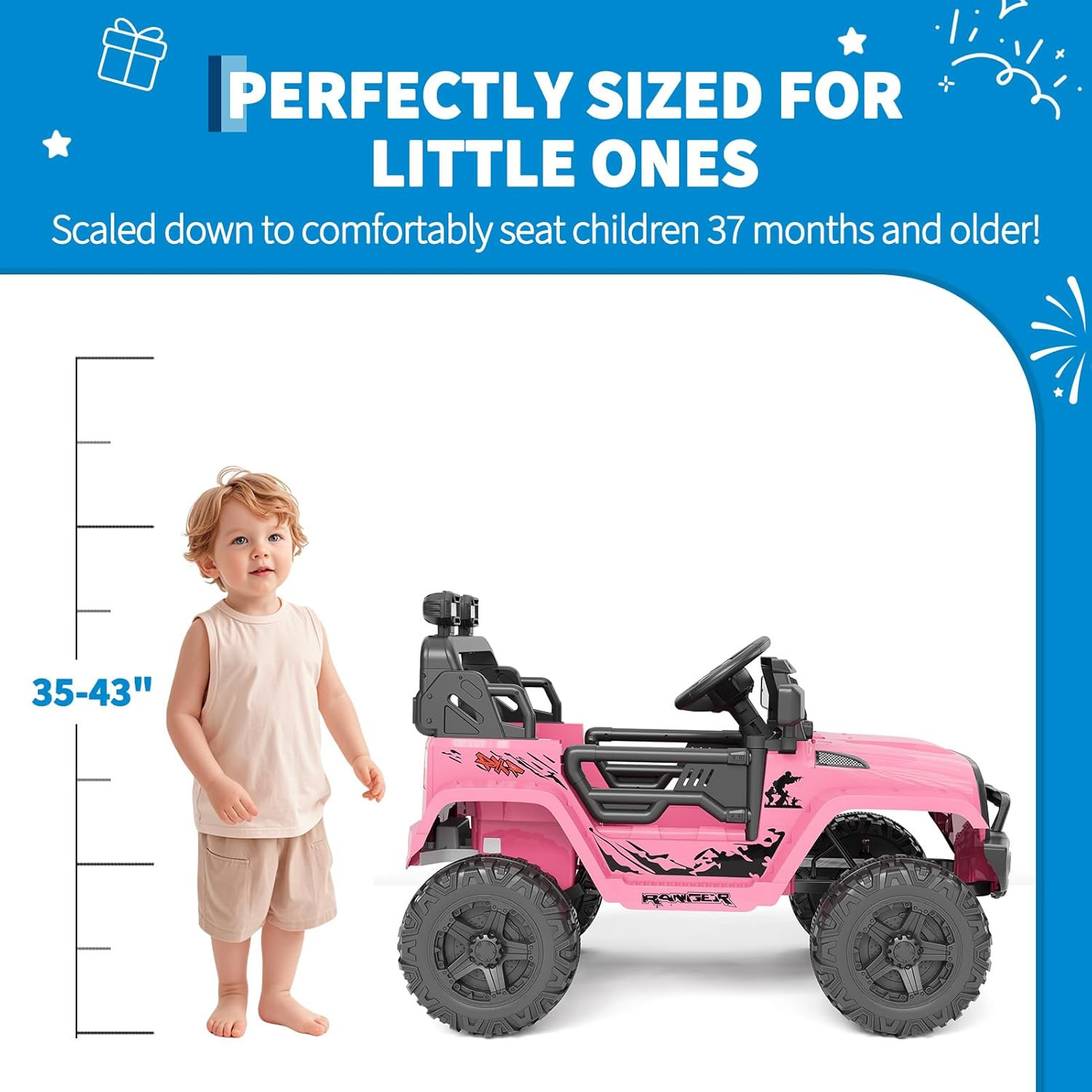 12V Kids Electric Ride-On Truck with Parent Remote Control | Spring Suspension &