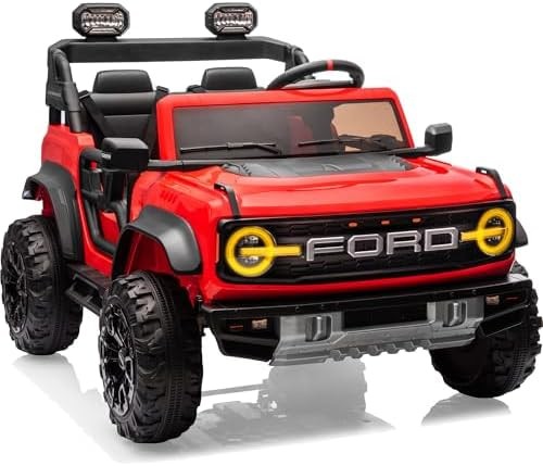 First Ride On Ford Bronco 24V Ride on Toys for Boys & Girls, 2 Seater Kids El…