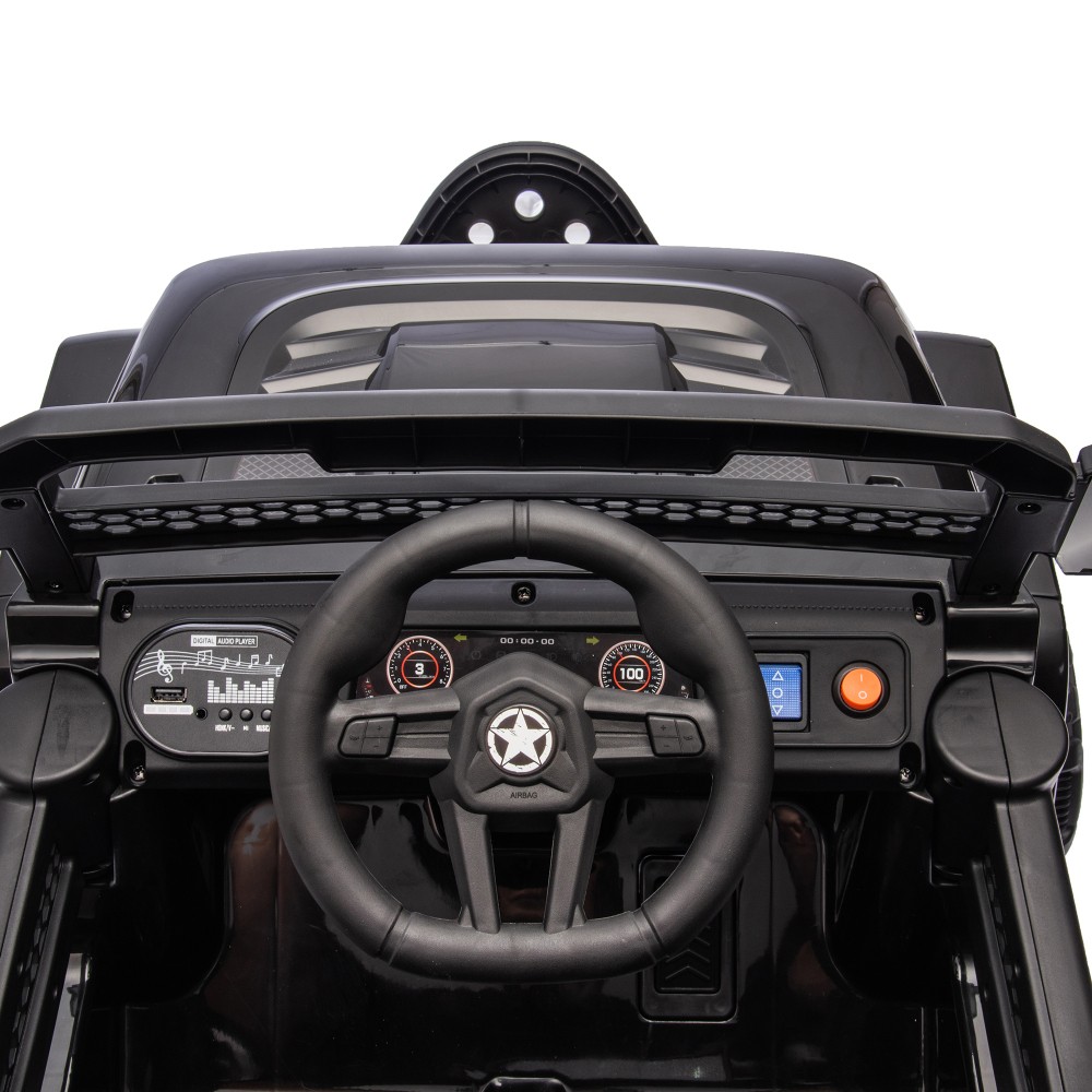 12V Kids Ride On Electric Truck Car W/Parents Control,2WD,Four-wheel suspension
