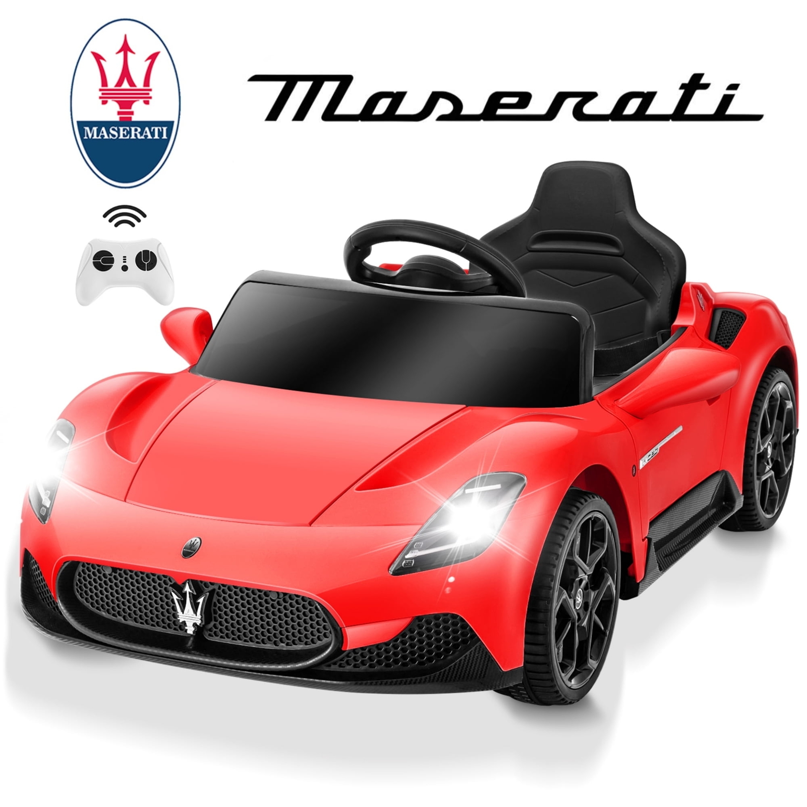 12V Kids Ride on Cars Licensed Maserati, Electric Ride on Toys for Toddler with