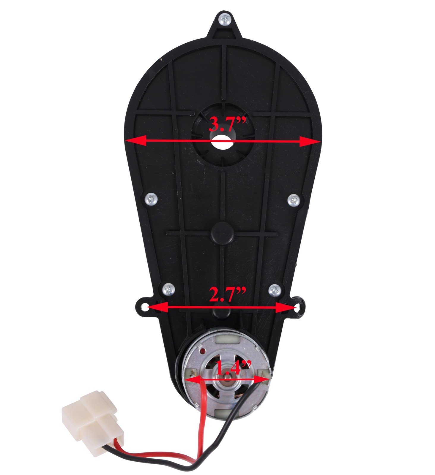 2 Pcs Ride on Car Gearbox 550 12V Motor 30000RPM, Motorcycles High Speed RS55…
