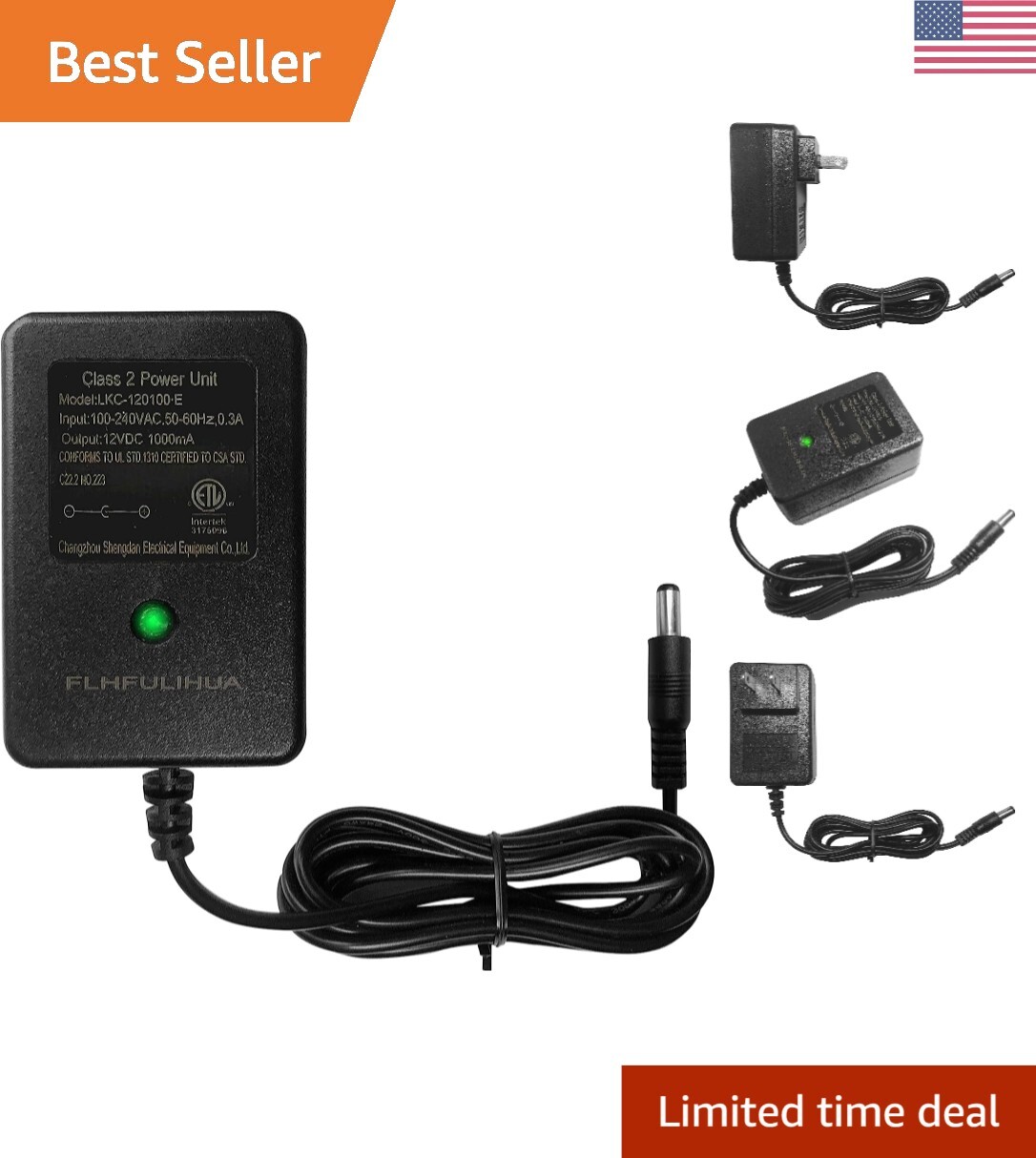 12V Battery Charger for Ride On Toys – Best Choice Products, Kid Trax, Dynacraft