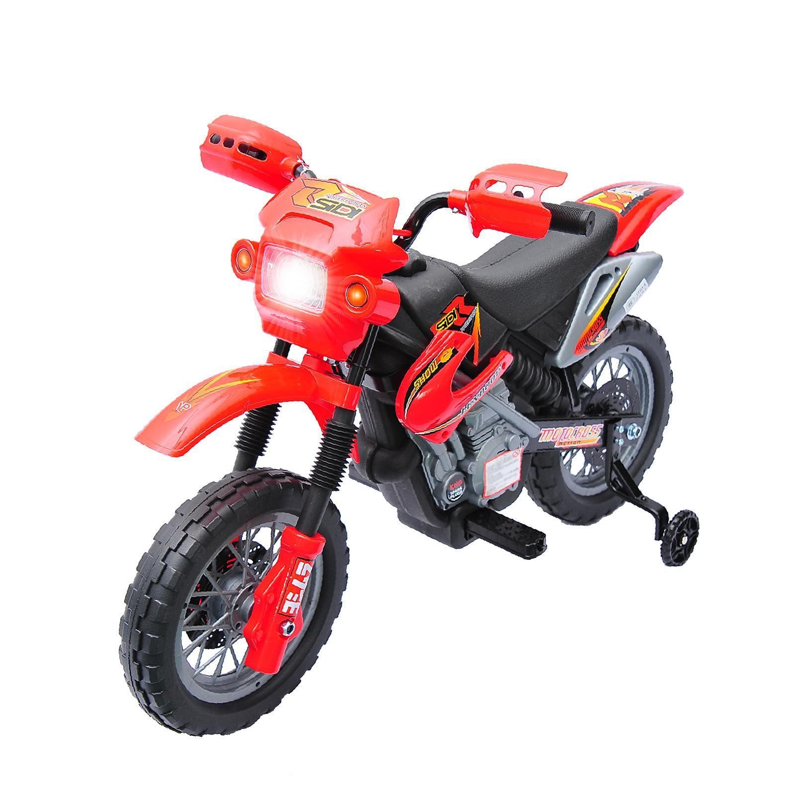 6V Kids Motorcycle Dirt Bike Electric Battery-Powered Ride-On Toy Off-road