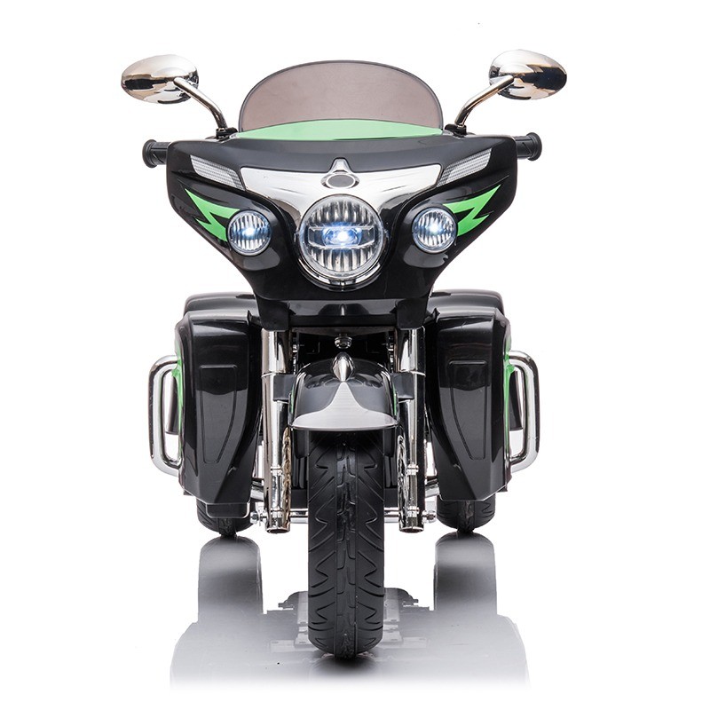Kids Ride On Motorcycle 12V 2-Seat Electric Motorbike 3 Wheels for 3-8 Years Old