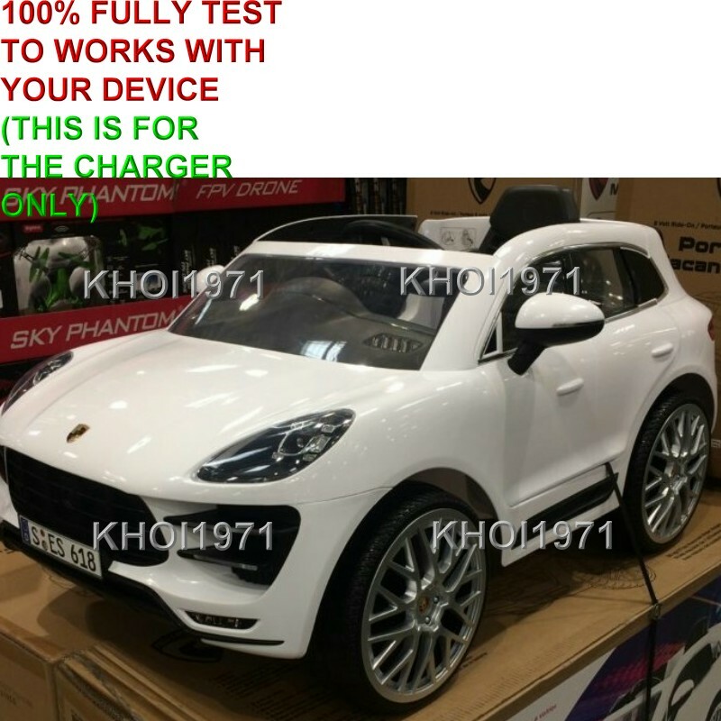 WALL charger AC adapter for ROLLPLAY Porsche Macan W416AC ride on 6V BATTERY