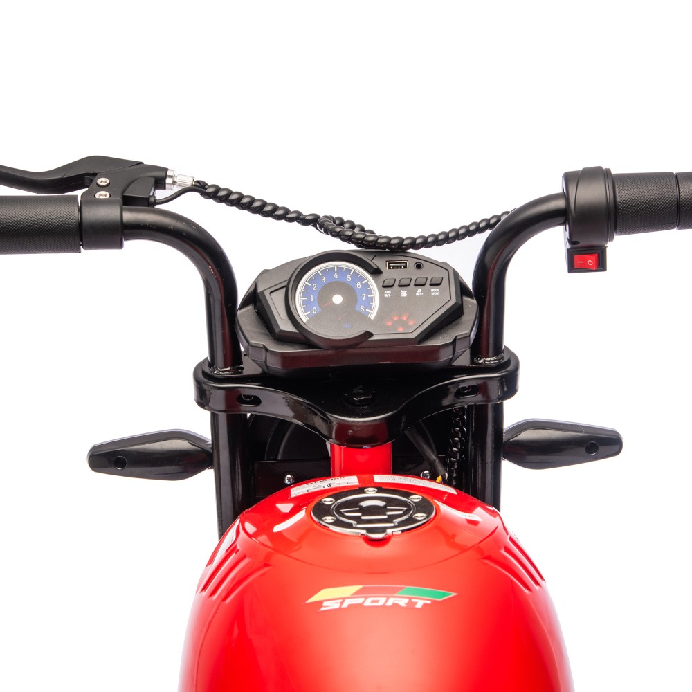 24V300W Kids Ride On XL Electric Toy Muscle Motorcycle,High-Speed Hub Motor