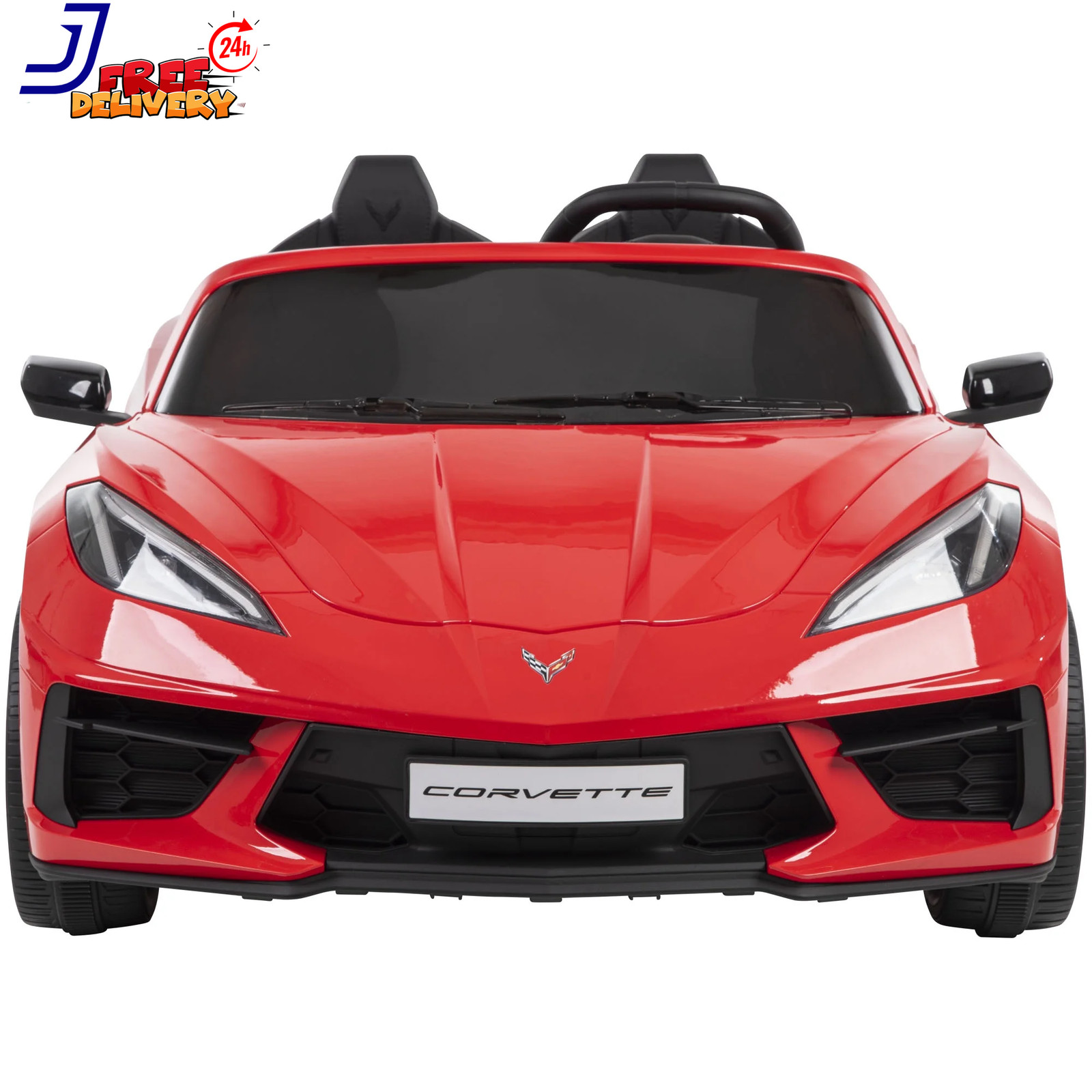 12V Corvette Stingray Battery Powered Ride-On Car Children Ages 3+ Sounds