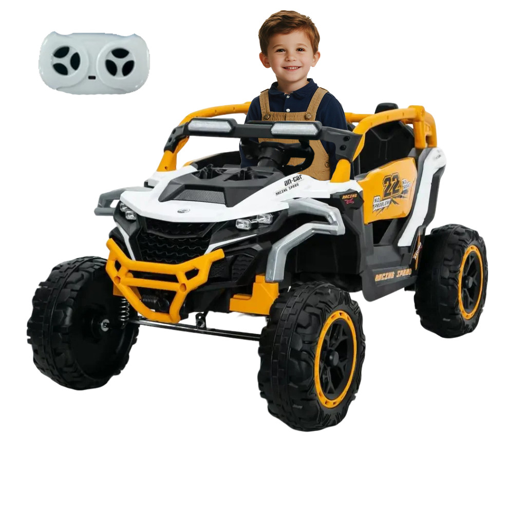 12V Kids Ride On Car UTV Truck 2-Seater Battery Power Wheels with Remote Control