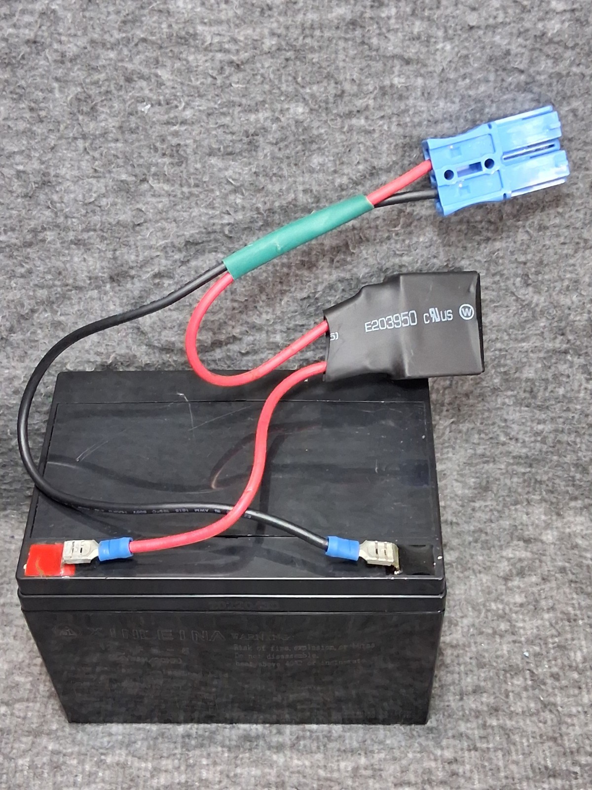 24V 7Ah Battery & Harness Connector, Disney Princess Carriage 24V Child Ride On