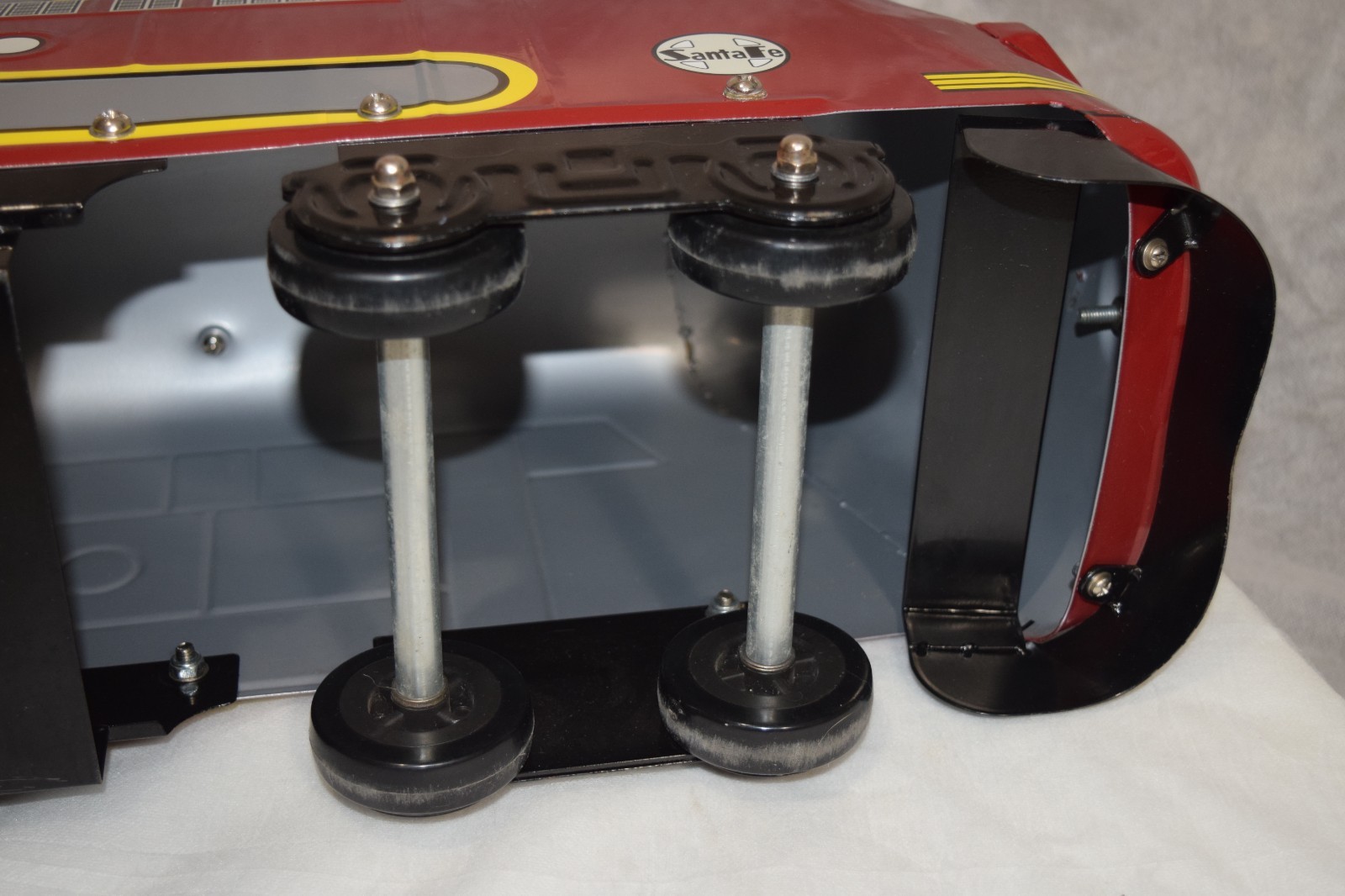 Santa Fe Toddler Ride On Train Morgan Cycle Engine Pressed Steel Heavy Duty VGUC