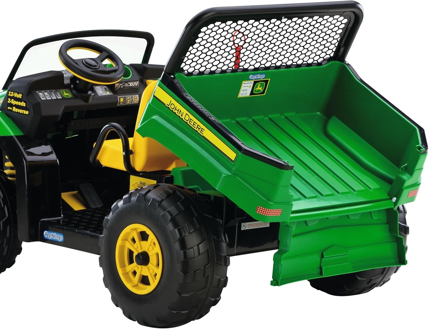John Deere Gator XUV Extra-Large 12 Volt Ride-on, Durable Design for Kids 3-8…