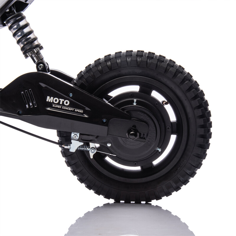 24V Kid Ride On Electric Toy Motocross Motorcycle 200W 3.1-9.32MPH for Aged 5-15