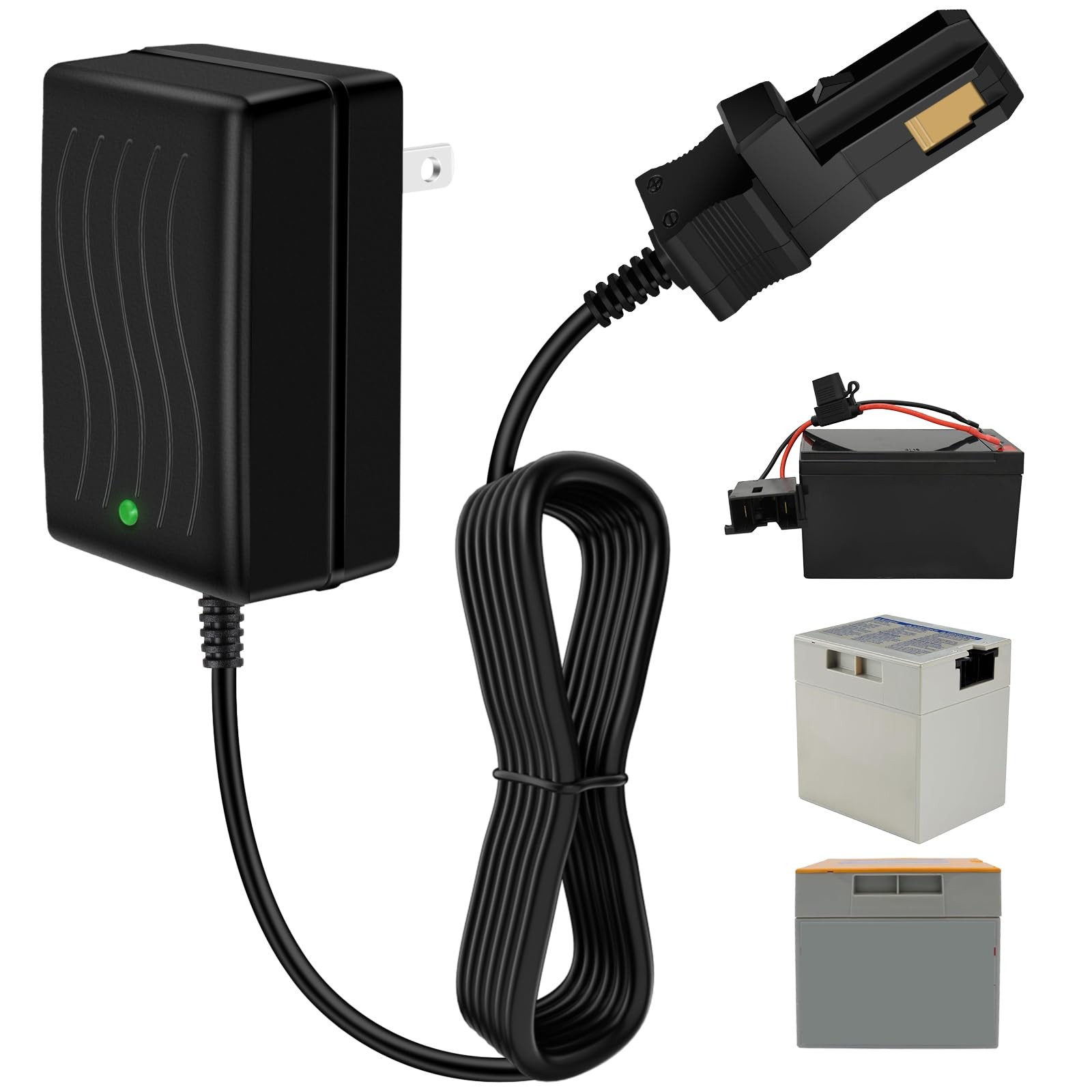 12V Battery Charger Replacement for Power Wheels,12V Charger for Power Wheels…