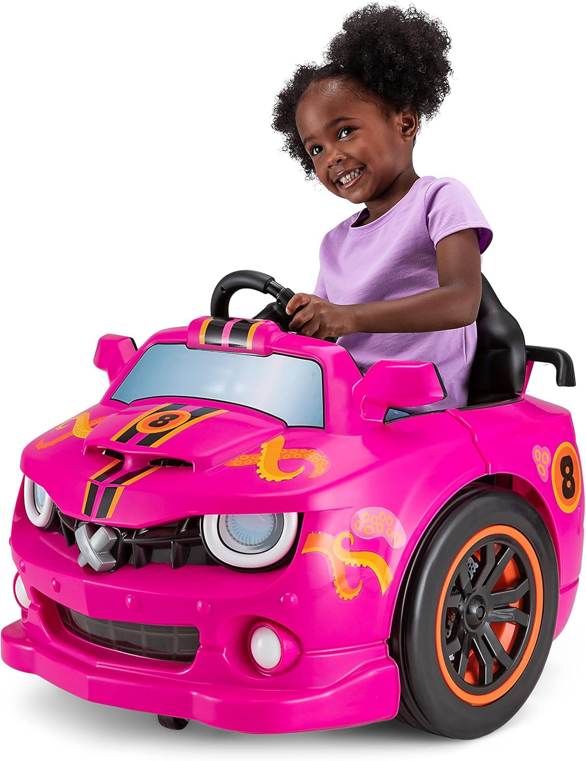 Dizzy Racers 6V Ride on Car – Toddler Toy with 360° Spin, W/Big Wheel, Indoor/Ou