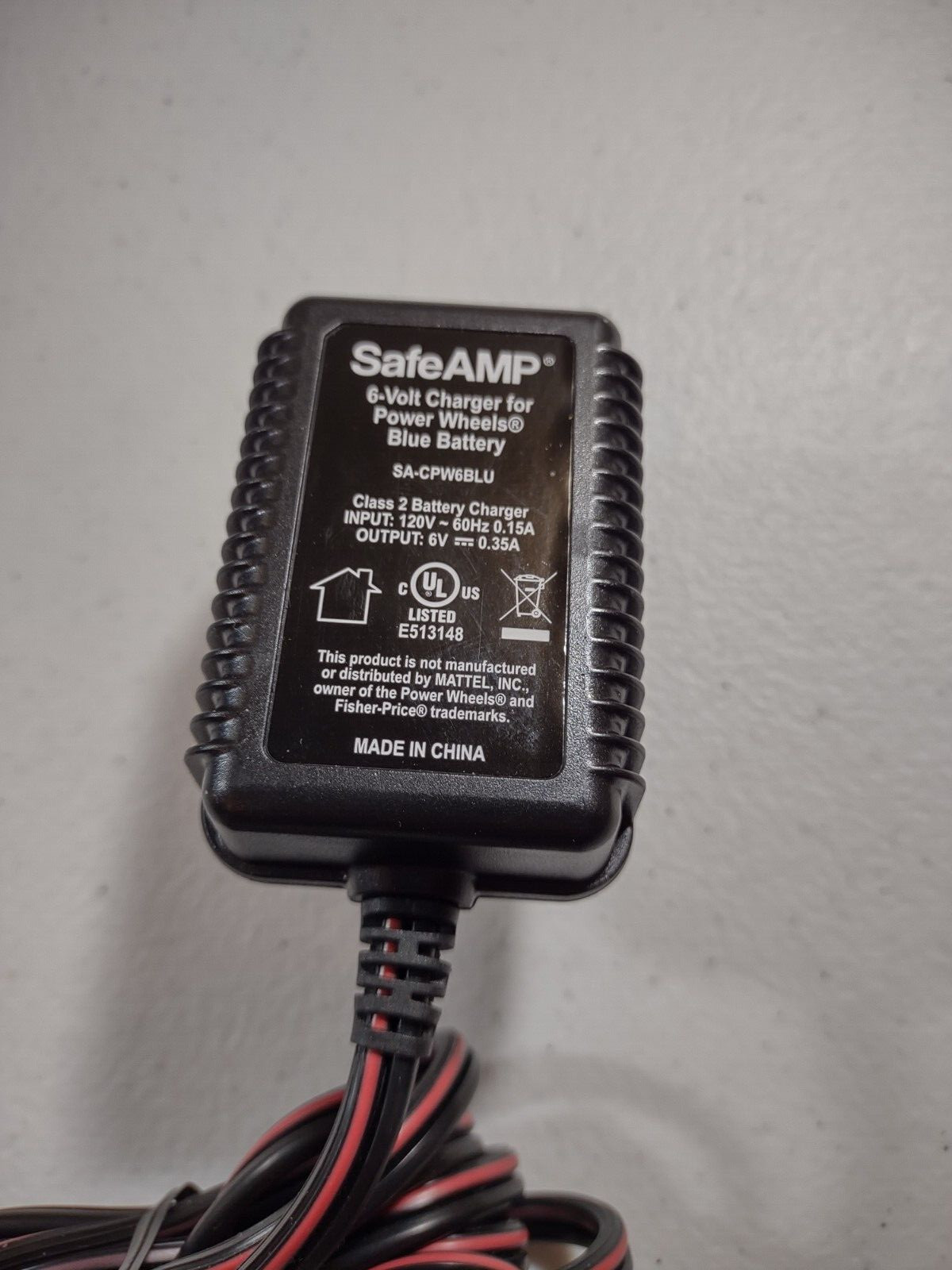 Power Wheels 6 Volt Replacement AC Wall Charger Adapter for Blue Battery | B4