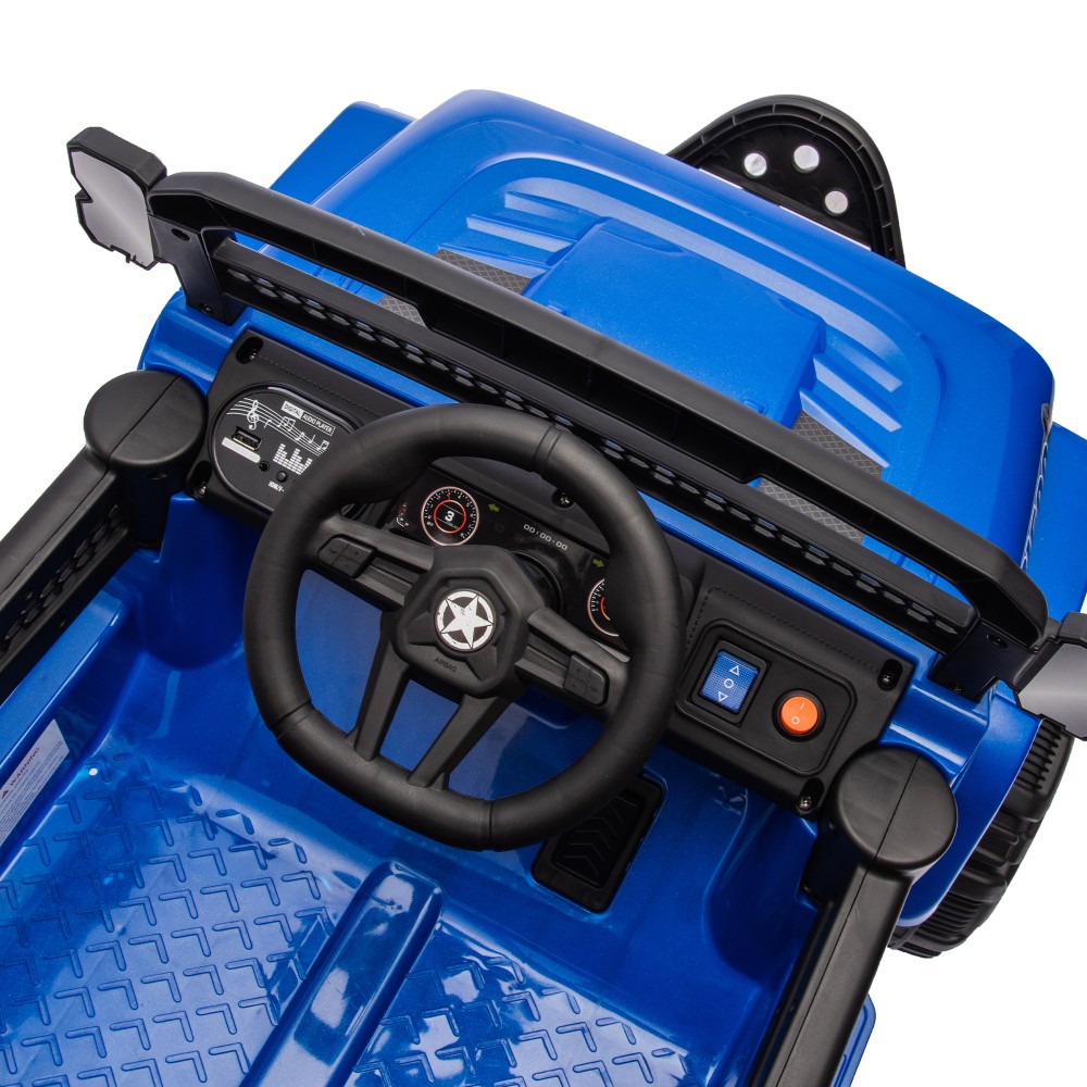 12V Kids Ride On Electric Truck Car W/Parents Control,2WD,Four-wheel suspension