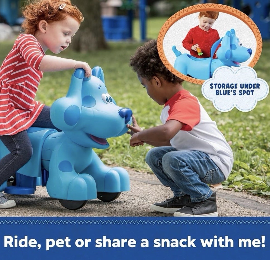 New Blues Clues Snack Time Ride-On Toy 18-30 Months Rechargeable Battery Kids 6v