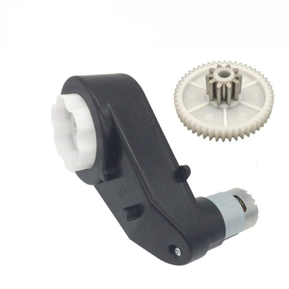 Replacement 12V DC Motor with High Torque Gearbox for Ride-On Toy Enhancements