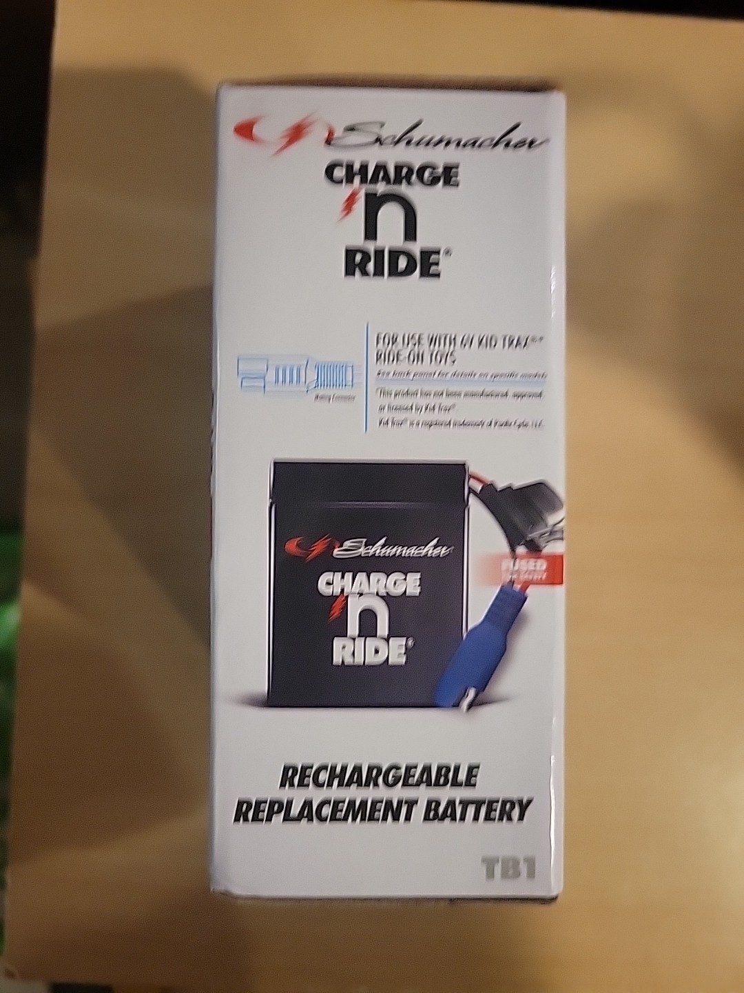 Schumacher Charge N Ride TB1 Rechargeable Replacement Battery 4.5Ah 6V