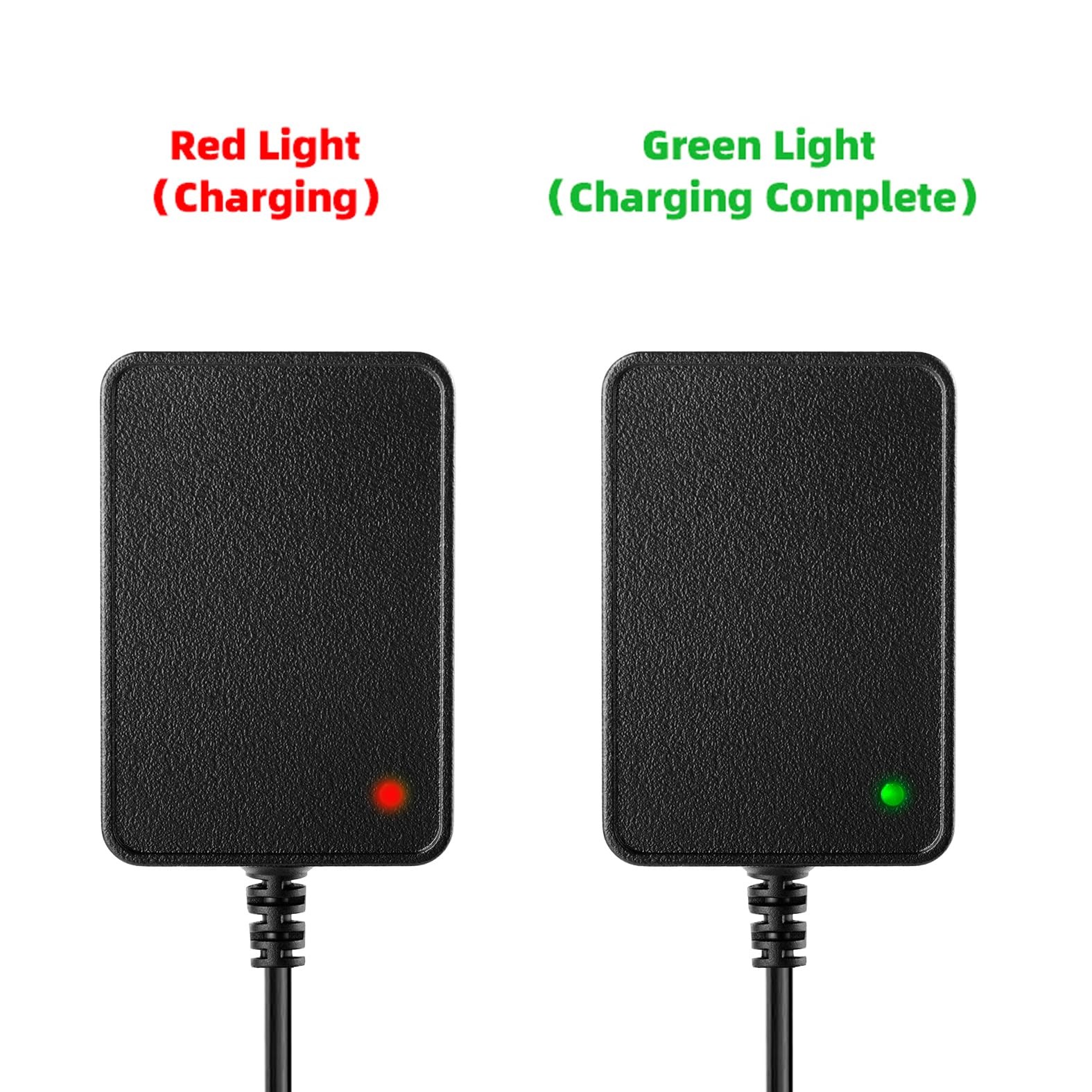 12V Battery Charger for Ride On Toys Car, Power Wheels, Electric Cars & Black