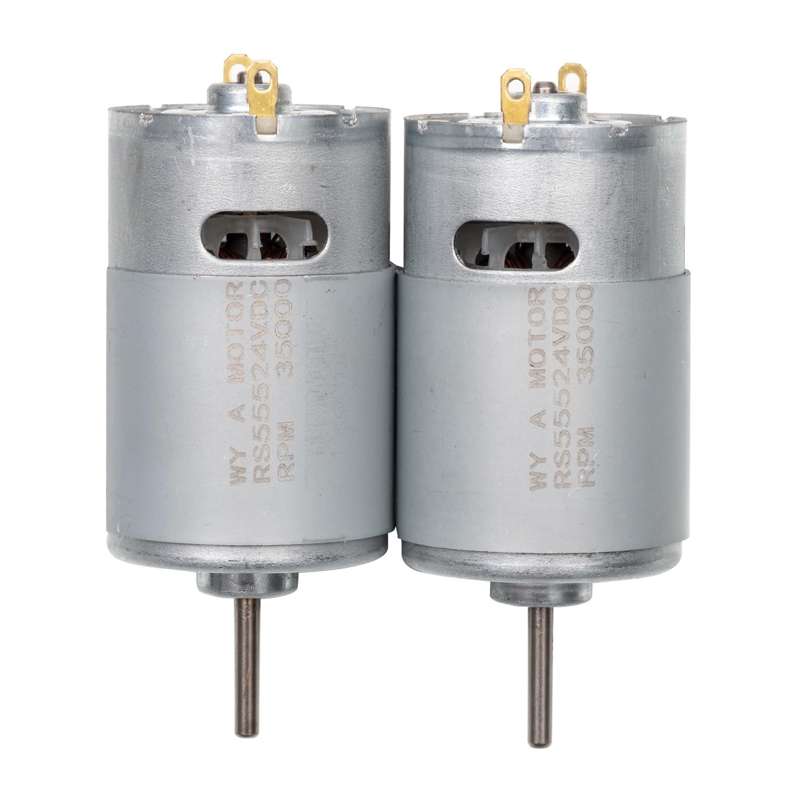 24V RS555 Electric Motor 35000RPM – 2 Pcs Power Wheel Upgrade, Gearbox Parts for