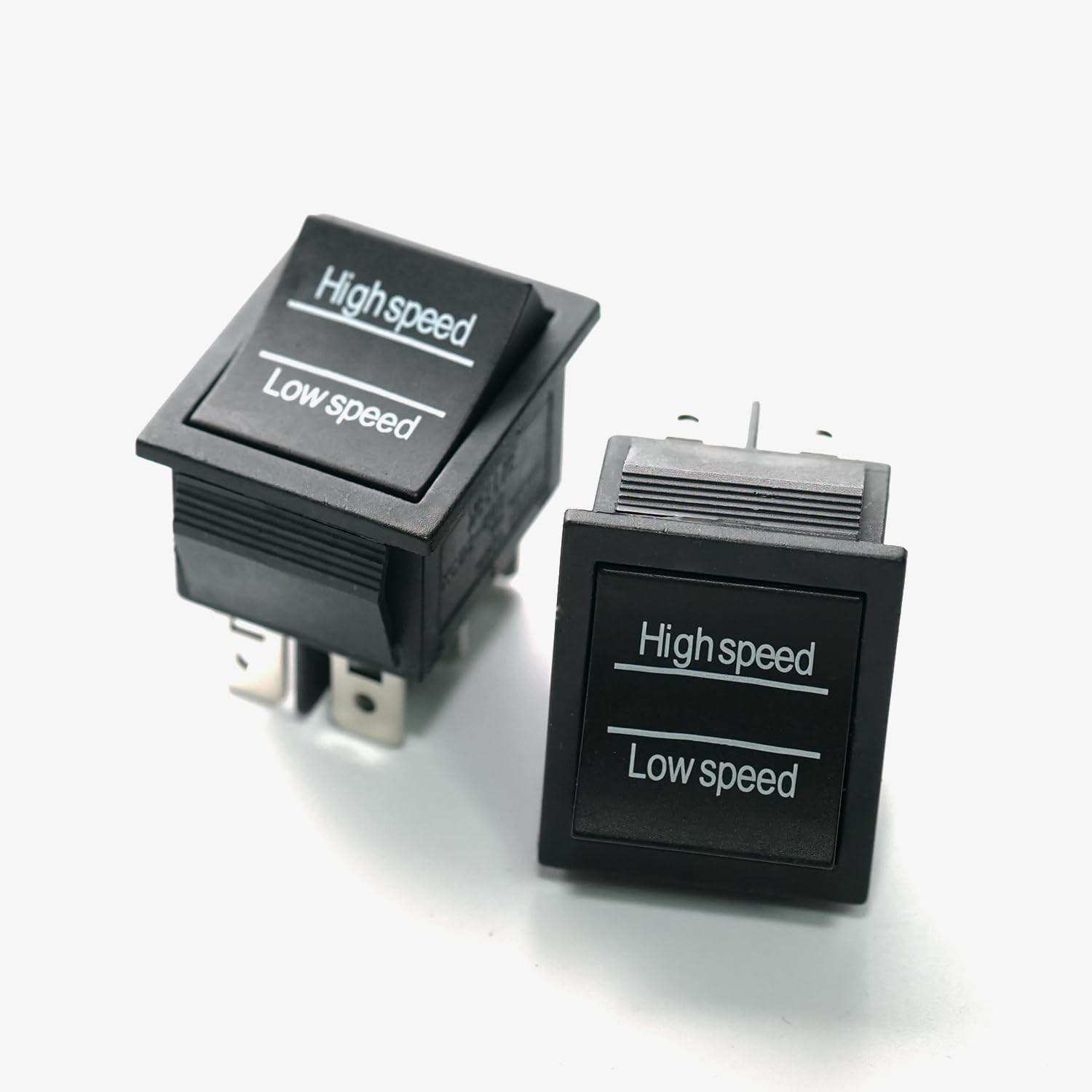 Black 2PCS High Speed Low Speed Toggle Switch for Kids Electric Car Replacement