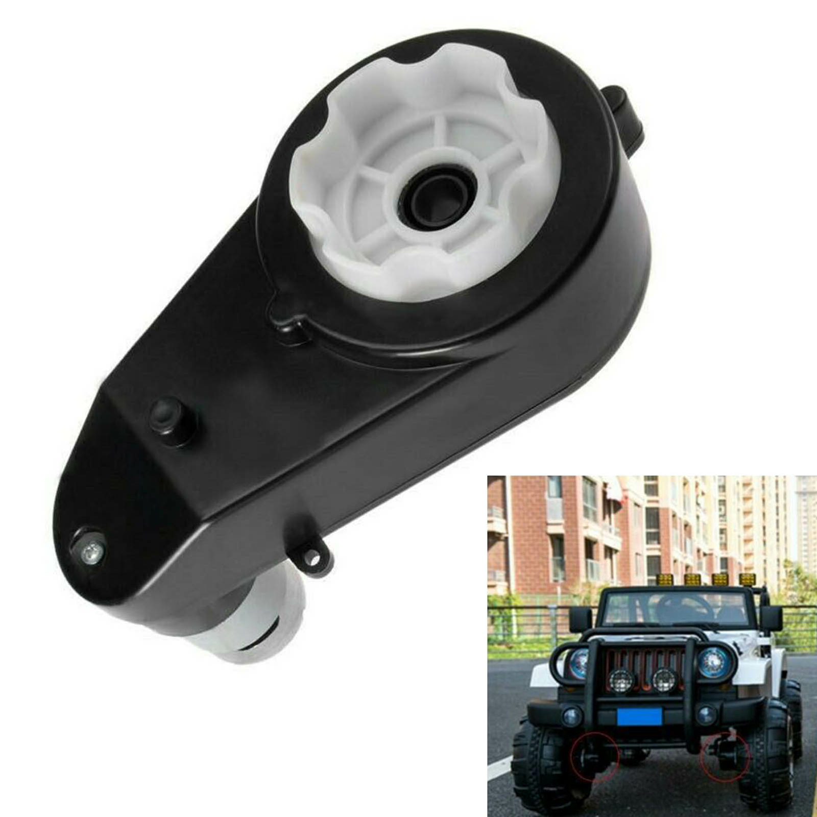 30000RPM 12V Power Wheel Gearbox Motor For Electric Ride On Toys For Kids Car
