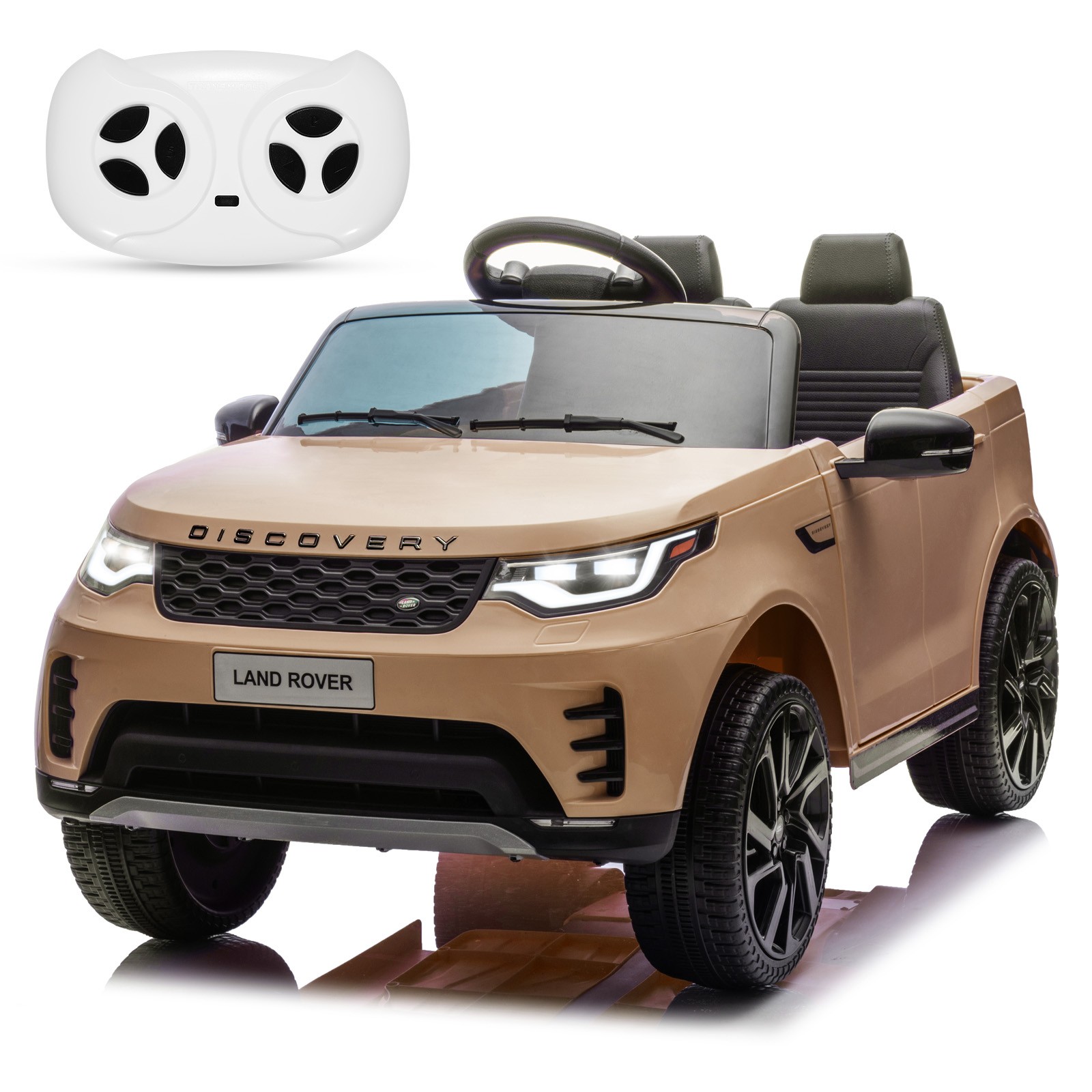 12V Licensed Land Rover 2-Seater Kids Ride On Car Parent Remote LED MP3 3 Speed