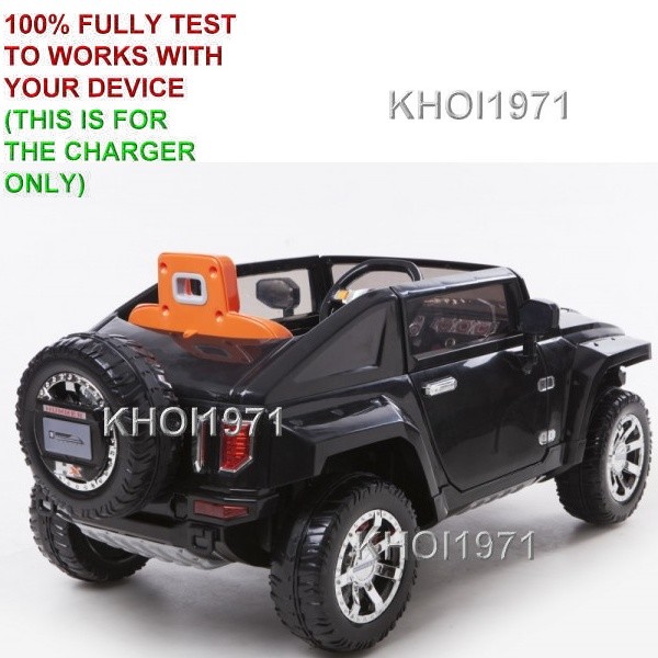 charger AC adapter 8=FT 0228 0229 National Products Kid Motorz HUMMER HX ride on