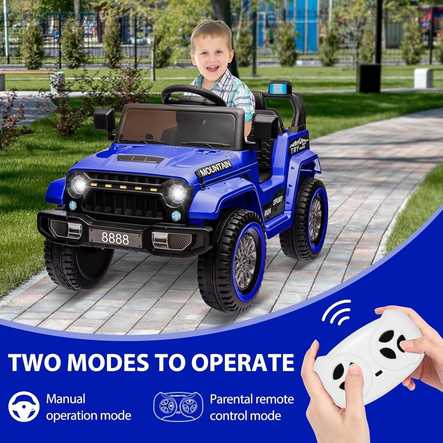 Kids Ride on Car Toy 12V Electric Power Wheels Truck w/Remote Control 3 Speeds