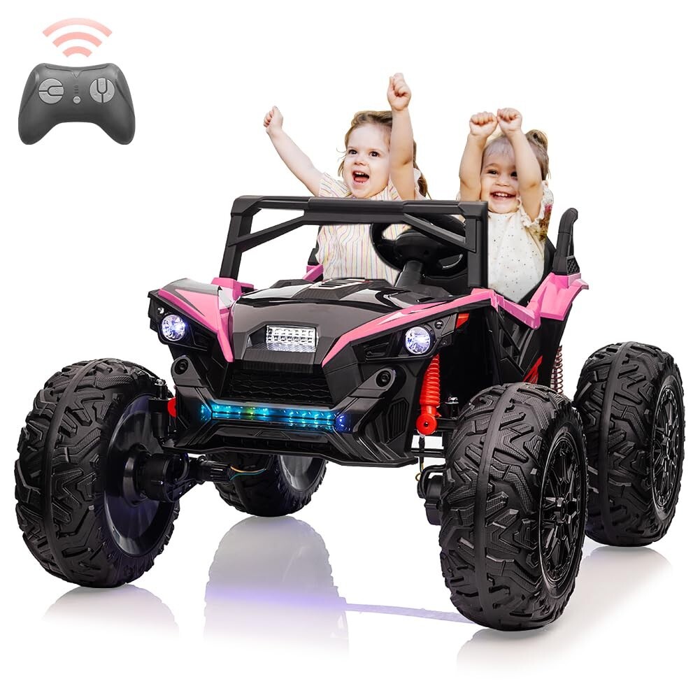 24V Ride on UTV Car Electric Toys 4WD Off-Road Quad W/Remote For Kids Gift